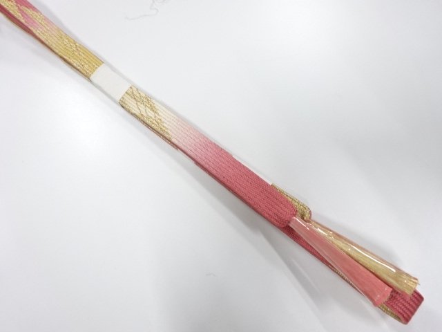 JAPANESE KIMONO / UNUSED KOREI HAND-TIED OBIJIME